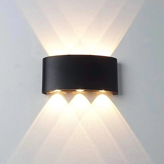 Lámpara de pared LED moderna con luz de arriba a abajo