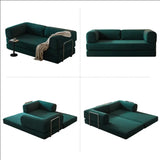 Sofá cama moderno minimalista, funda extraíble, color opcional, 200 x 100 x 70 cm, nuevo, UE, 2025