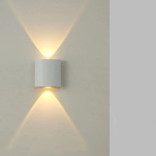 Lámpara de pared LED moderna con luz de arriba a abajo