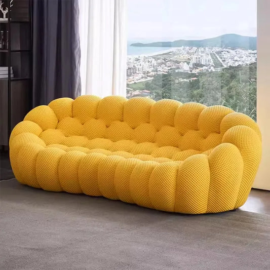 Sofá nórdico moderno de compresión, sofá de burbujas de fútbol, ​​sofás de 3 plazas con formas especiales, sofás individuales para sala de estar, muebles para el hogar.