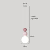 Lámpara colgante nórdica moderna LED