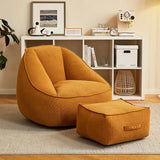 2025 Nuevo sofá cama individual cómodo de pana, estilo tatami, para dormitorio, balcón, informal, ligero, pequeño y cómodo, para sala de estar