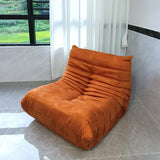 Sillón puf individual de gamuza
