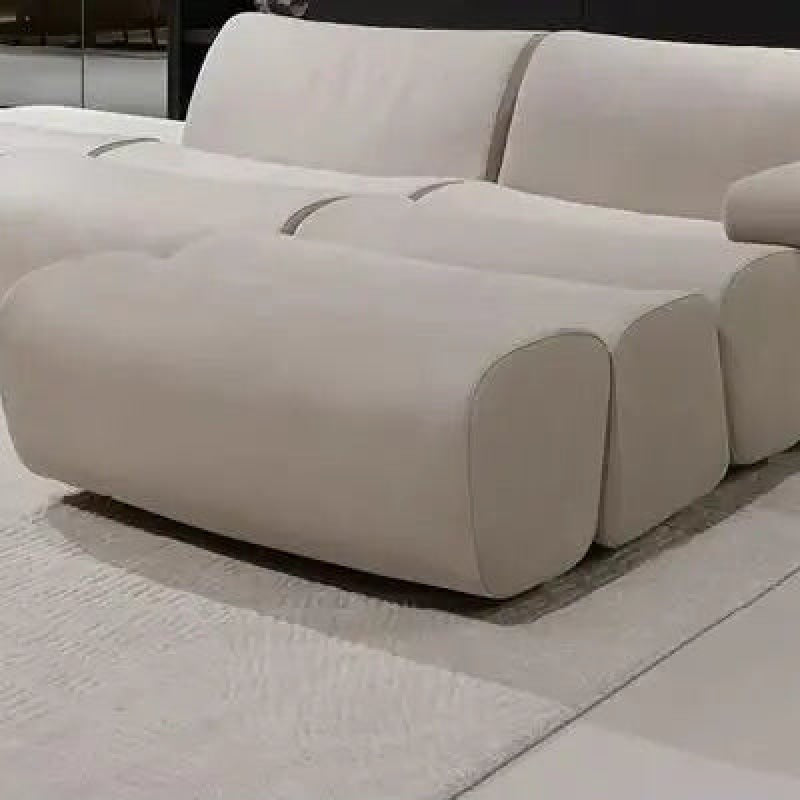 Italian Minimalist Pine Fabric Sofa