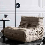 Sillón puf individual de gamuza