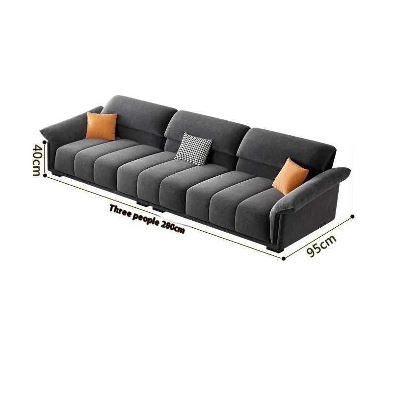 Sofá europeo de lujo para sala de estar, sofá Modular minimalista seccional, cómodo salón, Divano Soggiorno Di Lusso, decoración de habitación