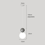 Lámpara colgante nórdica moderna LED