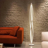 Lámpara de pie con luces LED geométricas de arte moderno