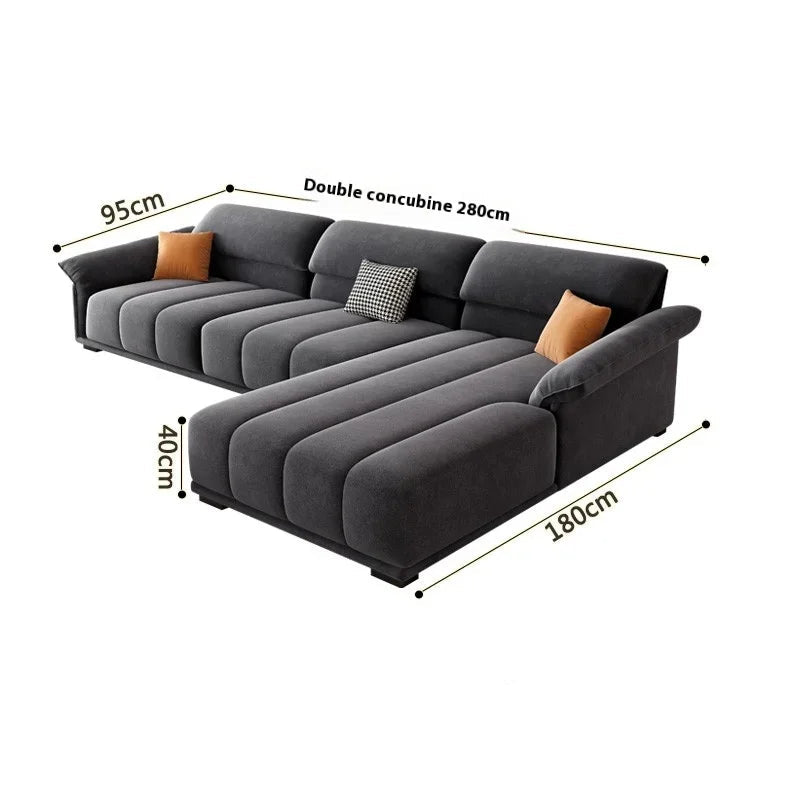Sofá europeo de lujo para sala de estar, sofá Modular minimalista seccional, cómodo salón, Divano Soggiorno Di Lusso, decoración de habitación