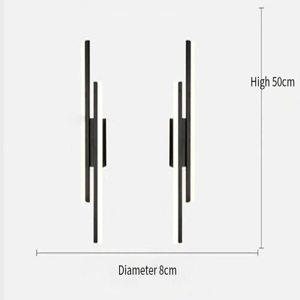 Lámpara de pared LED con escalones minimalistas modernos