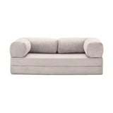 Sofá cama modular de pana de compresión