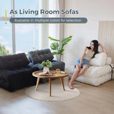 Sofá cama plegable, sillón cama convertible con almohada, colchón plegable, sillón cama plegable portátil, cómodo sofá de suelo.