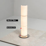 Lámpara de pie nórdica LED de cristal ahumado