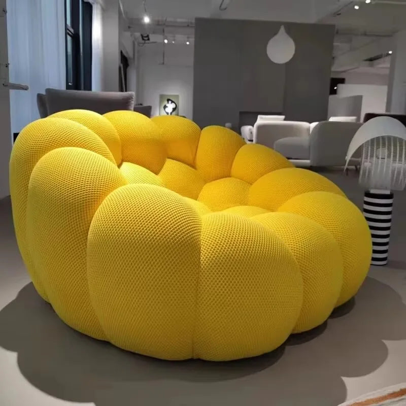 Sofá nórdico moderno de compresión, sofá de burbujas de fútbol, ​​sofás de 3 plazas con formas especiales, sofás individuales para sala de estar, muebles para el hogar.