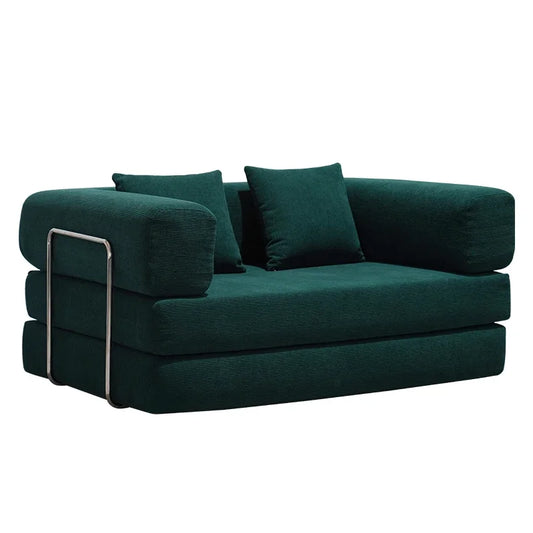 Sofá cama moderno minimalista, funda extraíble, color opcional, 200 x 100 x 70 cm, nuevo, UE, 2025