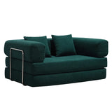 Sofá cama moderno minimalista, funda extraíble, color opcional, 200 x 100 x 70 cm, nuevo, UE, 2025