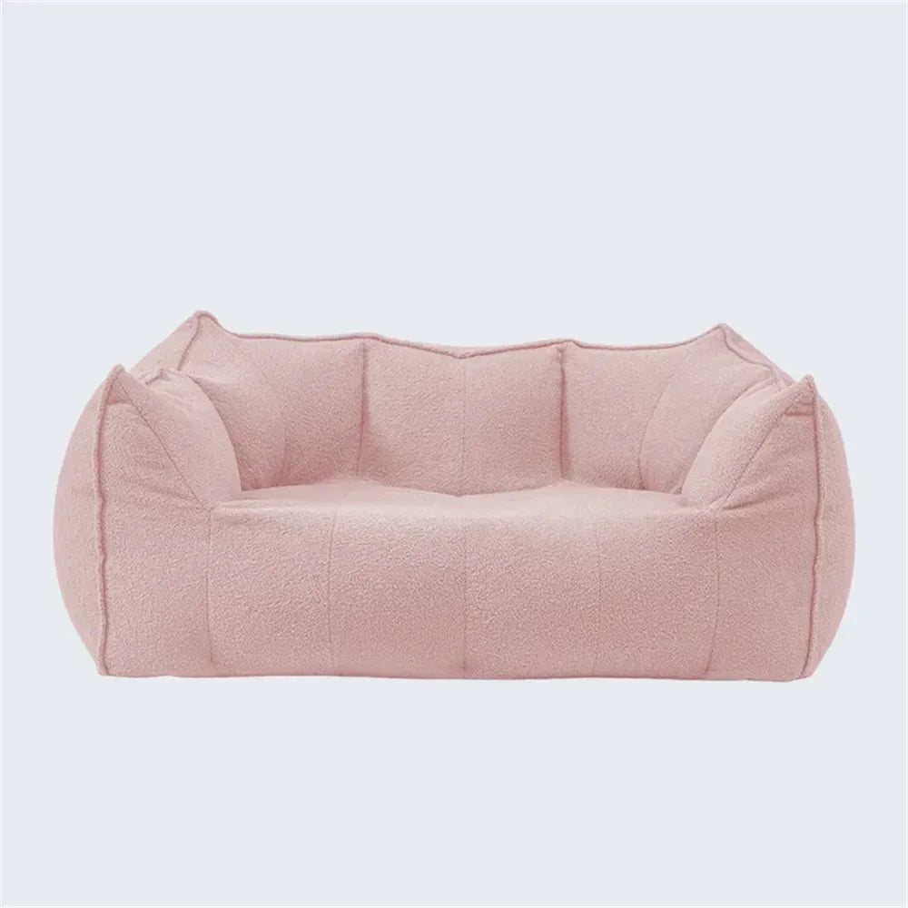 Sofá reclinable doble para dormitorio, balcón, ocio, compresión al vacío, relleno de esponja extraíble y lavable.
