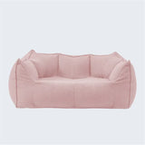 Sofá reclinable doble para dormitorio, balcón, ocio, compresión al vacío, relleno de esponja extraíble y lavable.