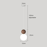 Lámpara colgante nórdica moderna LED