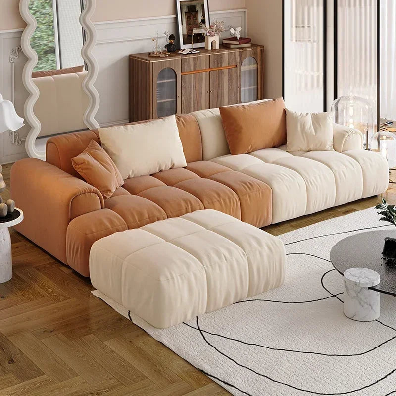 Sofás de salón bonitos y perezosos, sofás minimalistas con acento, sofás de diseño, decoración de salón, relajantes divanos, muebles para el hogar.