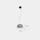 Lámparas colgantes de techo LED de cristal nórdico