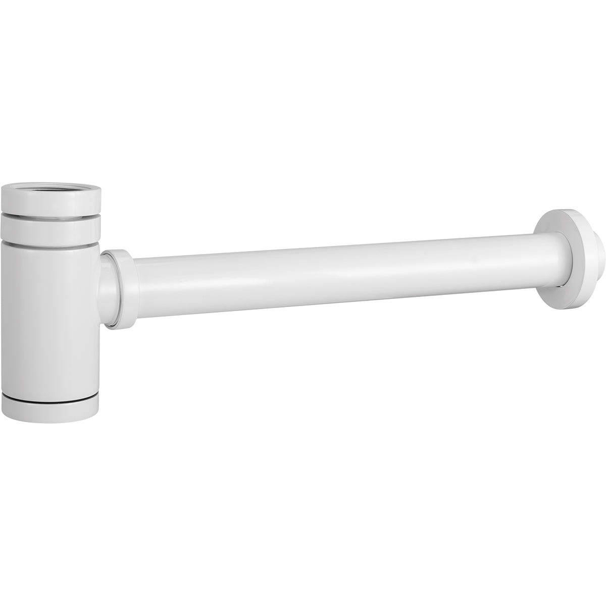 Matte White Round Siphon Modern Bathroom Design, view 2