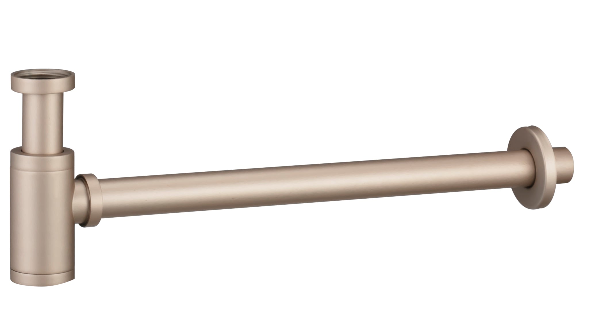 Champagne Round Siphon Elegant Bathroom Fixture, view 2