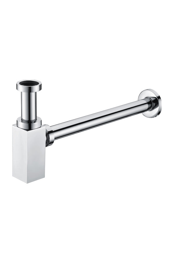 Chrome Square Visible Trap for Modern Bathrooms, view 2
