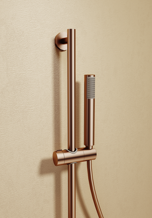 Line Chrome Concealed Single Lever Shower Set with Hand Shower, view 3