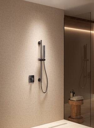 Firenze Chrome Concealed Single Lever Shower Set with Hand Shower, view 4