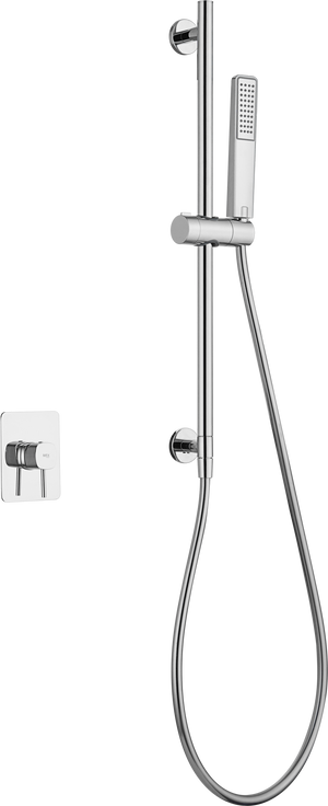Firenze Chrome Concealed Single Lever Shower Set with Hand Shower, main product view