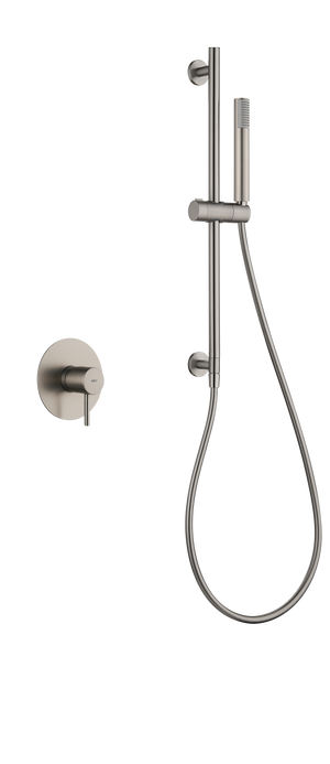 Brushed Nickel Concealed Single Lever Shower Set with Hand Shower MONZA, main product view