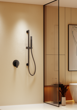 Belgica Chrome Concealed Single Lever Shower Set with Hand Shower, view 2