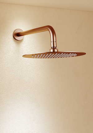 Line Chrome Concealed Single Lever Shower Set with Rain Head, view 4
