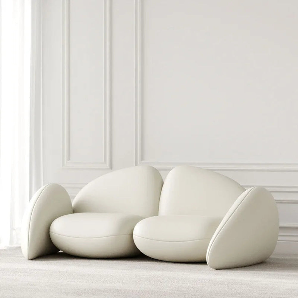 Modern Luxury Sofa Wabi Inspired Unique Shape Creative Design
