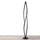 Lámpara de pie con luces LED geométricas de arte moderno
