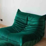 Sillón puf individual de gamuza