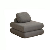 Sofá individual de tela, sofá cama de batata, tatami plegable de doble uso para sala de estar de tamaño pequeño, sofá perezoso de bloque de tofu