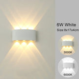 Lámpara de pared LED moderna con luz de arriba a abajo