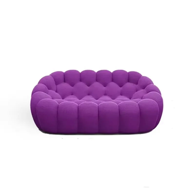 Sofá nórdico moderno de compresión, sofá de burbujas de fútbol, ​​sofás de 3 plazas con formas especiales, sofás individuales para sala de estar, muebles para el hogar.