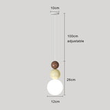 Lámpara colgante nórdica moderna LED
