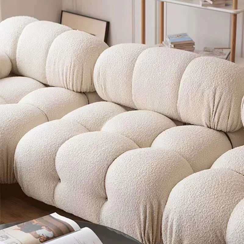 Sofás modulares nórdicos para sala de estar, diseño único, minimalistas y glamurosos, sofás de esquina estéticos, muebles comprimidos.