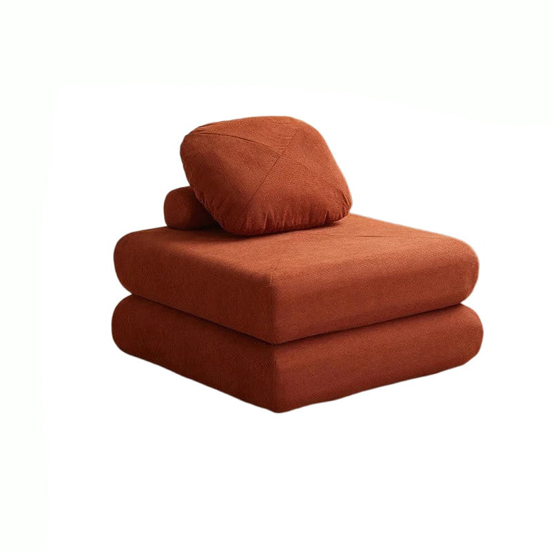 Sofá individual de tela, sofá cama de batata, tatami plegable de doble uso para sala de estar de tamaño pequeño, sofá perezoso de bloque de tofu