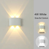 Lámpara de pared LED moderna con luz de arriba a abajo