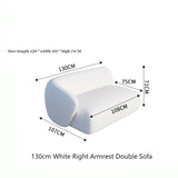 Conjunto de sofá seccional minimalista marrón, sofá modular curvo beige europeo para sala de estar, sofá doble de diseño italiano Divani Furniture