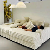 Sofá cama minimalista italiano de terciopelo, tela francesa, sofás de salón, puffs, dormitorio, Divano Soggiorno 2025, muebles para el hogar