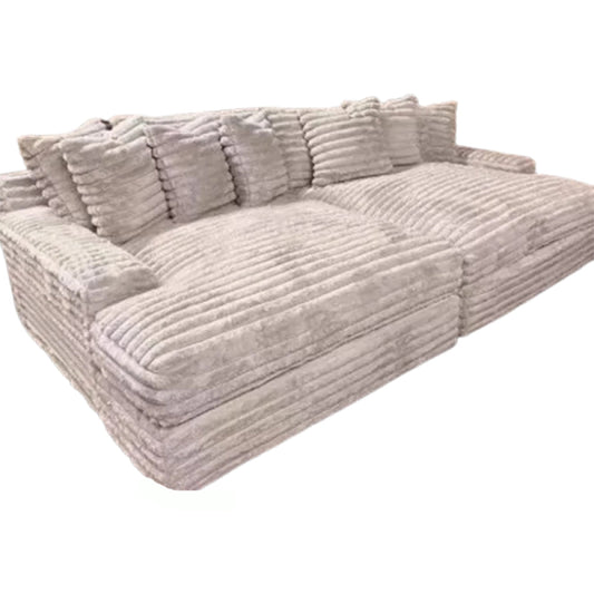 Sofá cama minimalista italiano de terciopelo, tela francesa, sofás de salón, puffs, dormitorio, Divano Soggiorno 2025, muebles para el hogar
