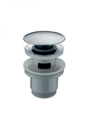 Chrome PVC Click-Clack Valve for Modern Bathrooms, view 2