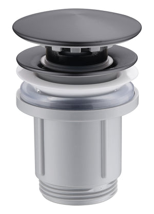 Black Gun Metal PVC Click Clack Waste Valve, view 2