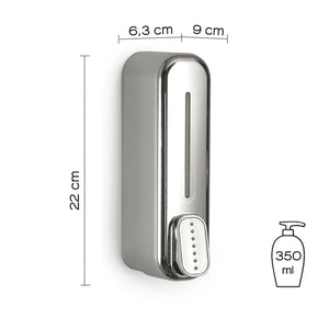 Chrome Soap Dispenser 350ml Modern Bathroom Accessories, view 4